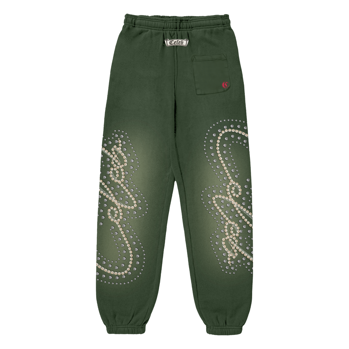CELEB "OLIVE" GREEN PANTS
