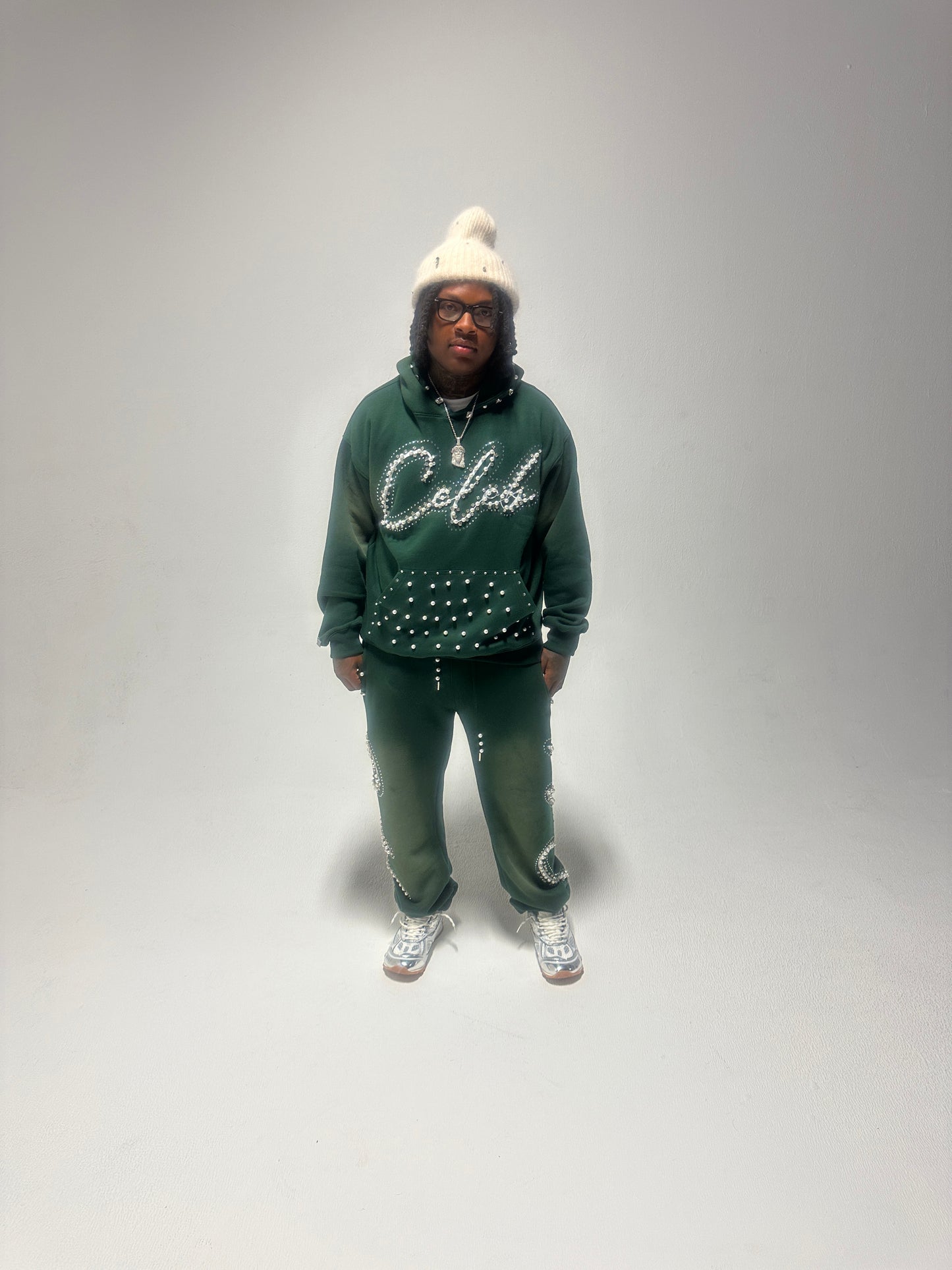 CELEB " OLIVE" GREEN HOODIE