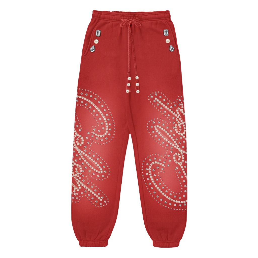 CELEB " CHERRY " RED PANTS