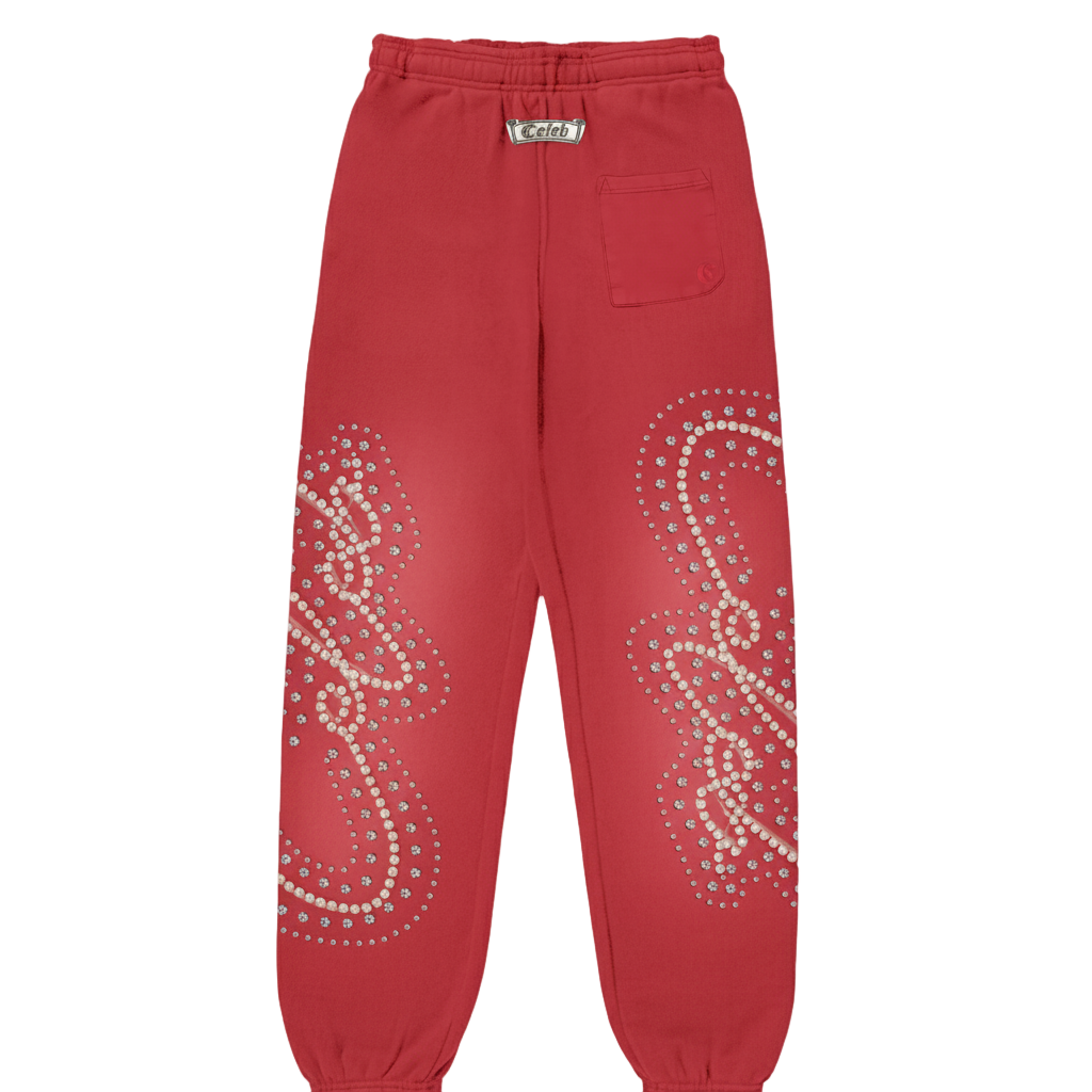 CELEB " CHERRY " RED PANTS
