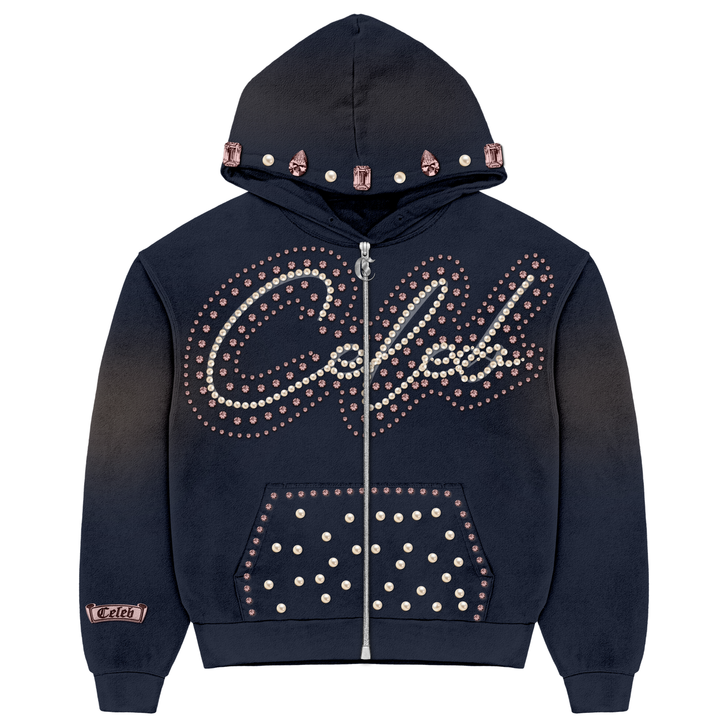 CELEB “ Navy Blue “ flare 2 pc set