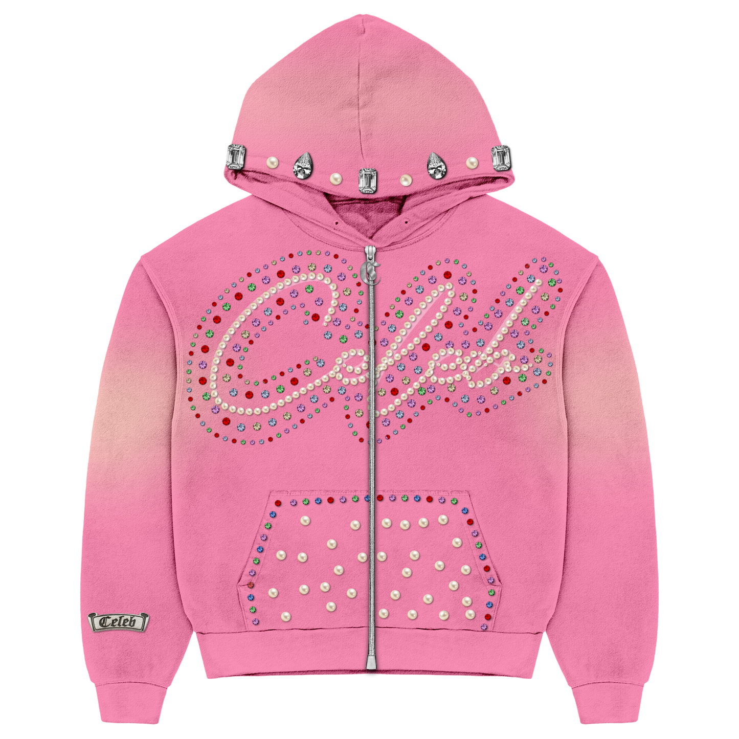 CELEB " BUBBLE GUM " ZIP UP
