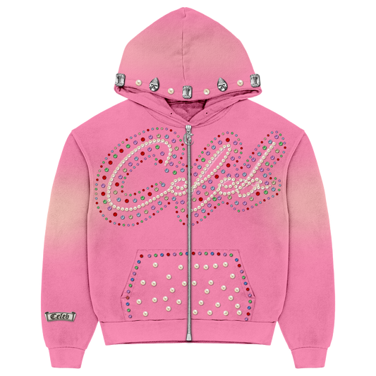 CELEB " BUBBLE GUM " ZIP UP