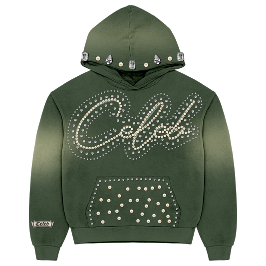 CELEB " OLIVE" GREEN HOODIE