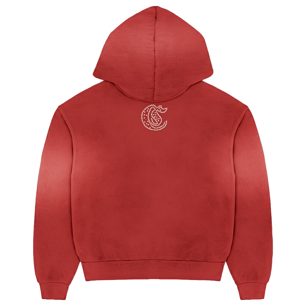 CELEB "CHERRY" RED HOODIE