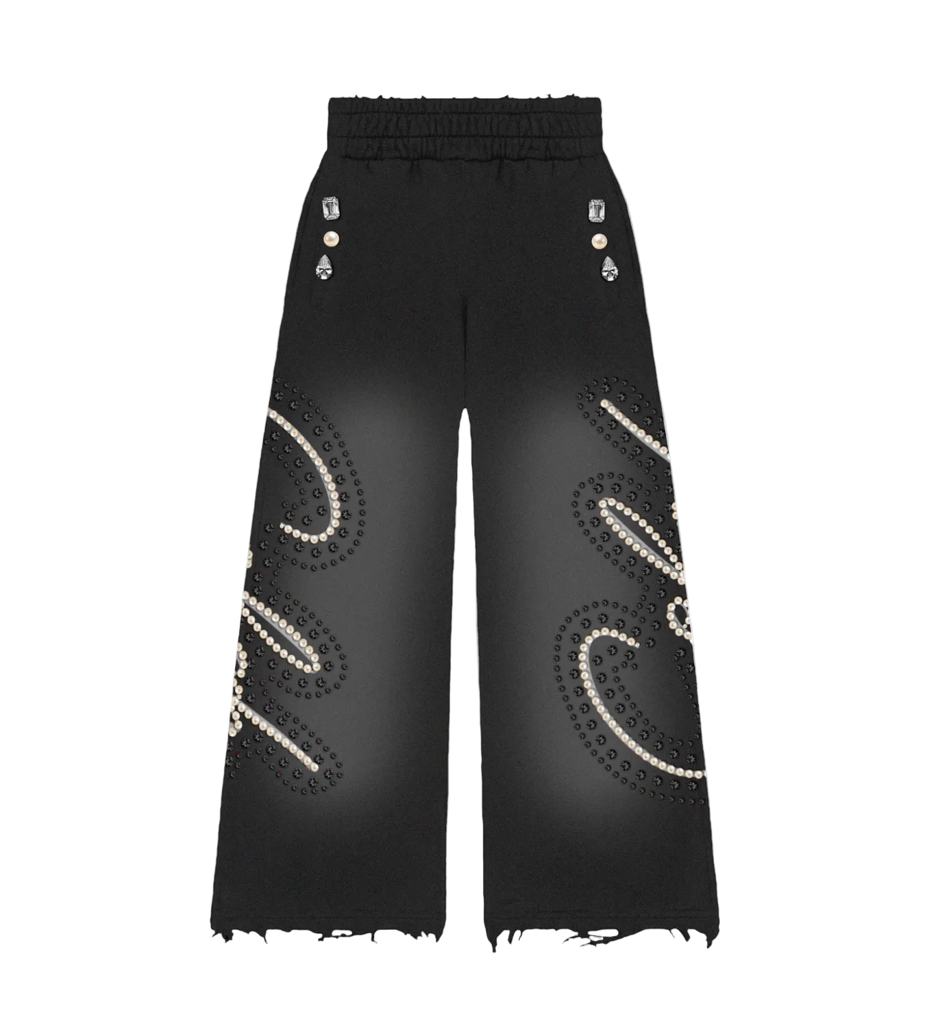 CELEB “ JET BLACK “ flare 2pc set