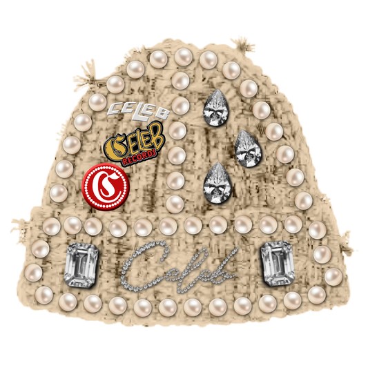 CELEB " TAN PEARL " BEANIE