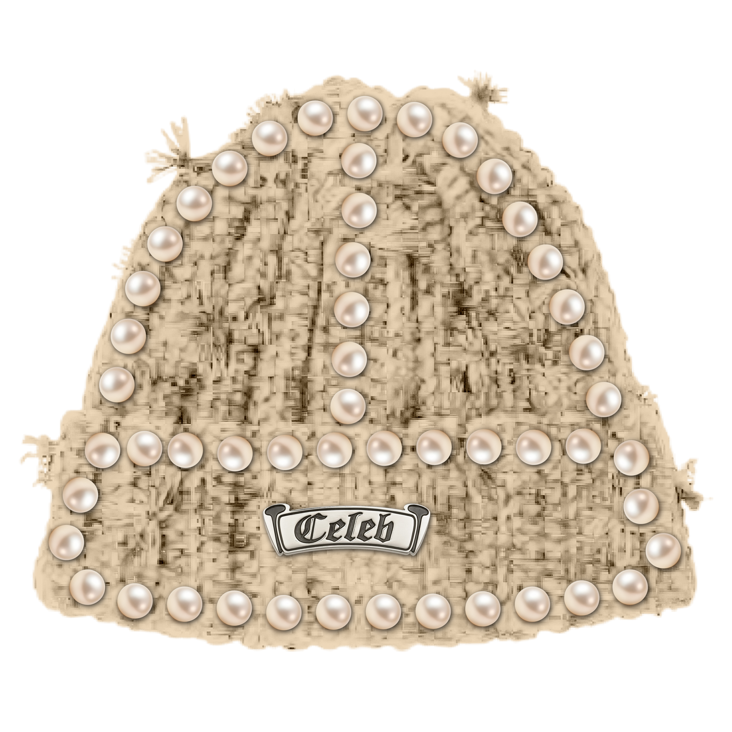 CELEB " TAN PEARL " BEANIE