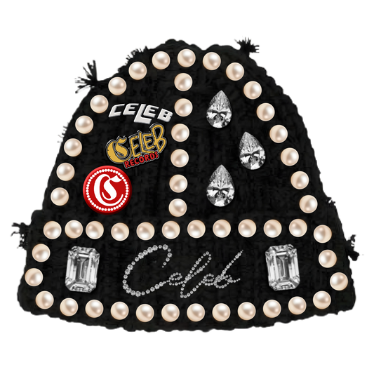 CELEB " BLACK PEARL " BEANIE
