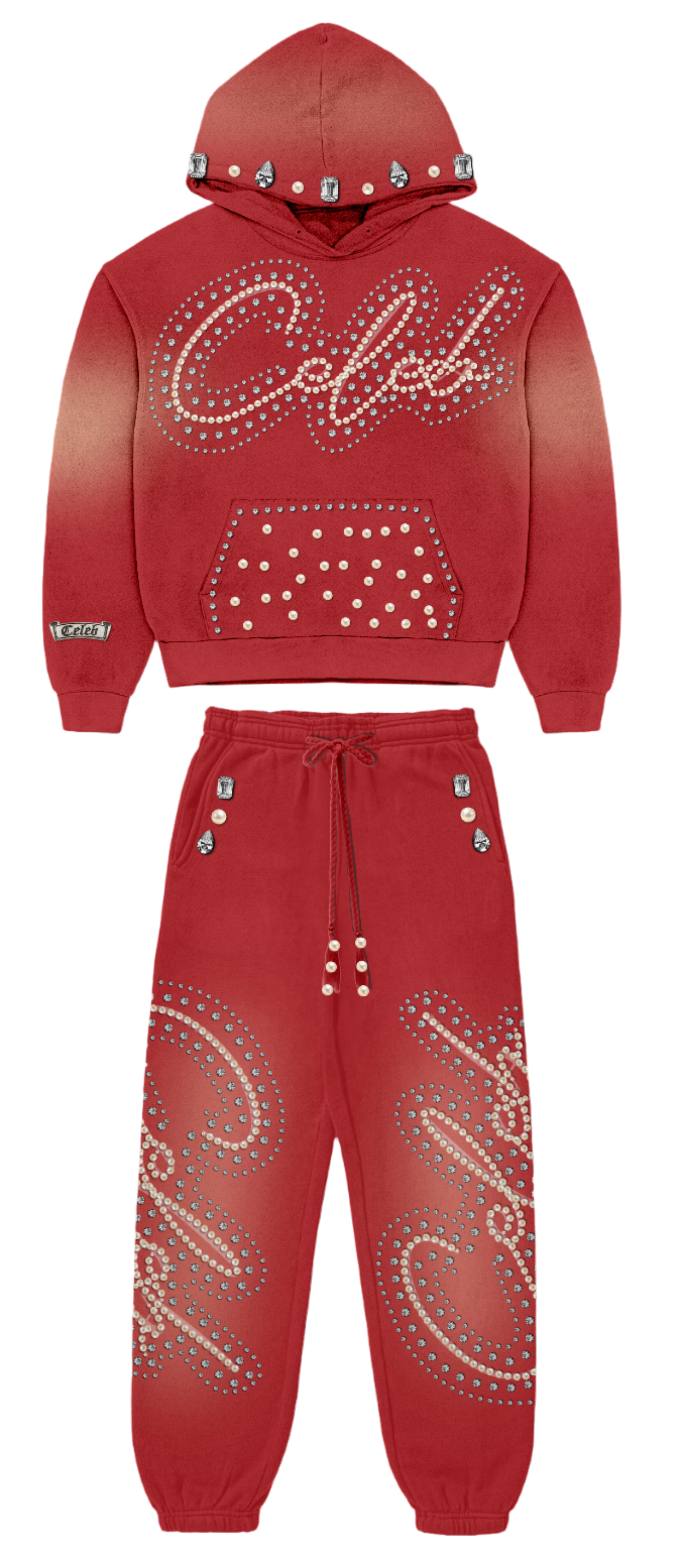 CELEB " CHERRY RED " 2 PC set