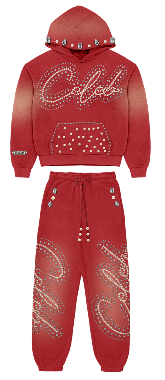 CELEB " CHERRY RED " 2 PC set
