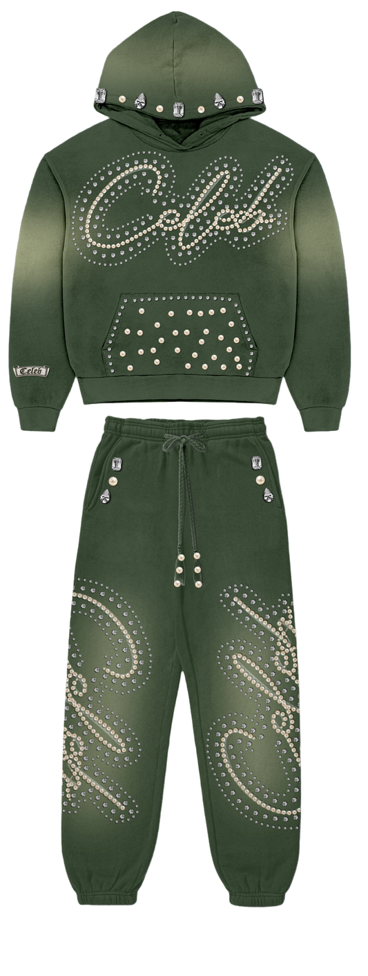 CELEB " OLIVE GREEN " 2 PC set